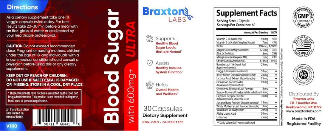 Blood Sugar Ultra - CONTROLAR EL AZÚCAR EN LA SANGRE